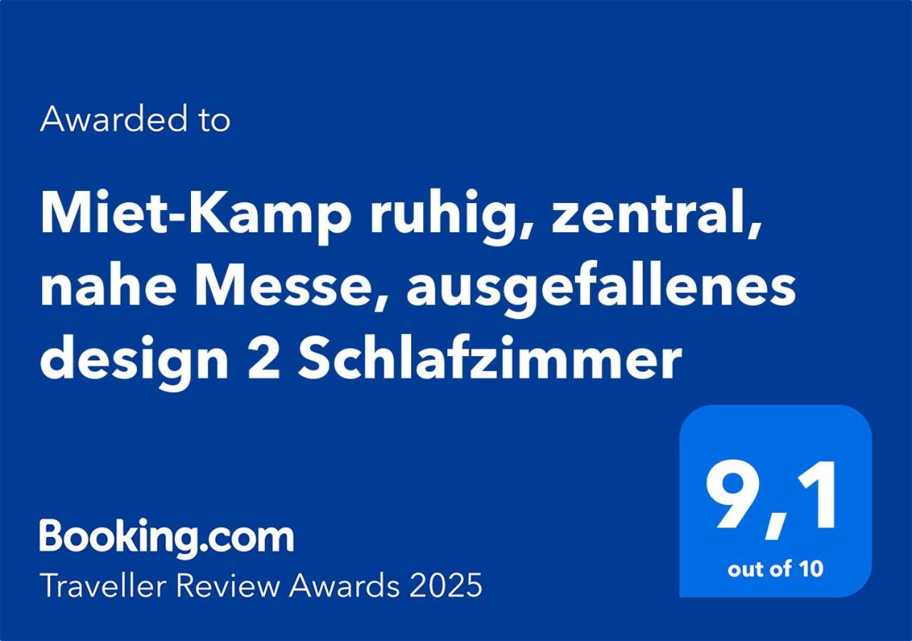 Miet-Kamp Ruhig, Zentral, Nahe Messe, Ausgefallenes Design 2 Schlafzimmer Берлин Екстериор снимка